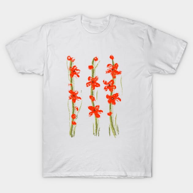 Oil flowers T-Shirt by ArtKsenia